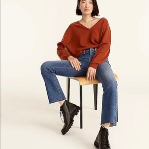 10" demi-boot crop jen in Ocean wash